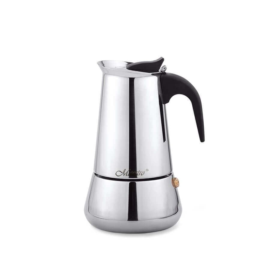 Maestro Μπρίκι Espresso 6cups Inox Μαύρο MR-1660-6 8