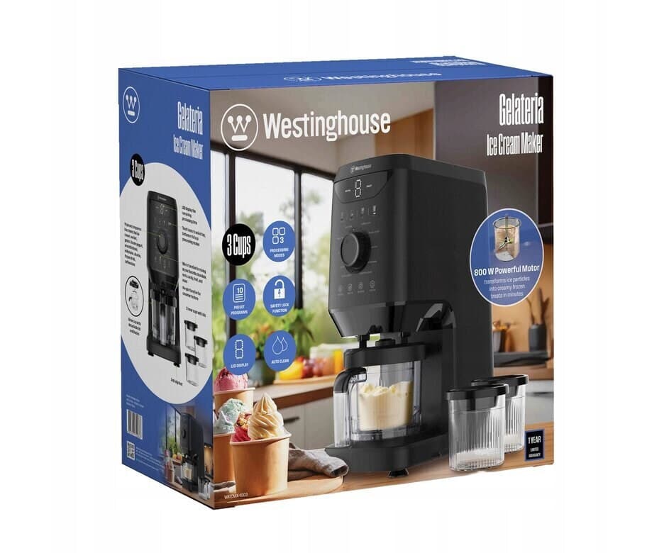 Westinghouse Wkicmx-1003 Παγωτομηχανή Μαύρη 5