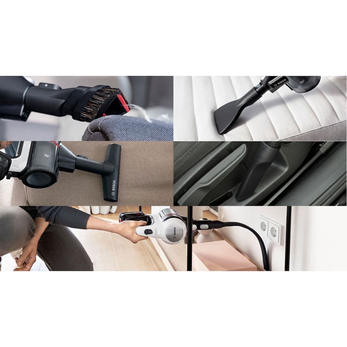 Bosch BSS711W Επαναφορτιζόμενη Σκούπα Stick 18V Μαύρη 10