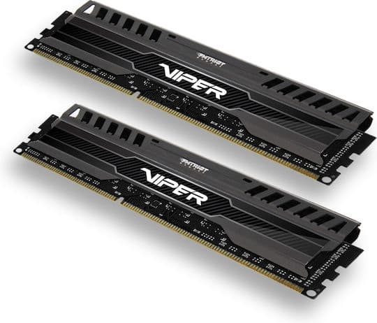 Patriot Viper 3 DDR3 16GB RAM με 2x8GB Modules και Ταχύτητα 1600 για Desktop PV316G160C9K 1