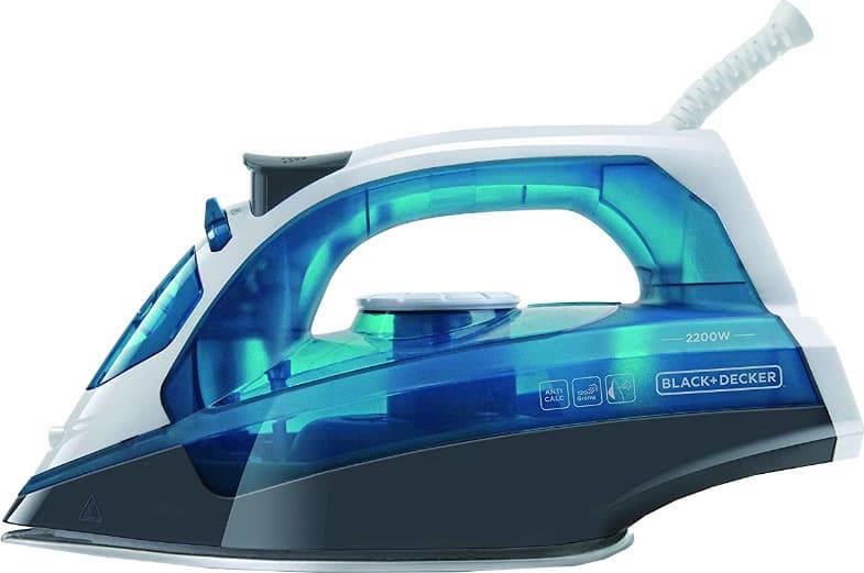 Black & Decker BXIR2200E Σίδερο Ατμού 2200W με Ανοξείδωτη Πλάκα και Συνεχόμενη Παροχή 30gr/min 1