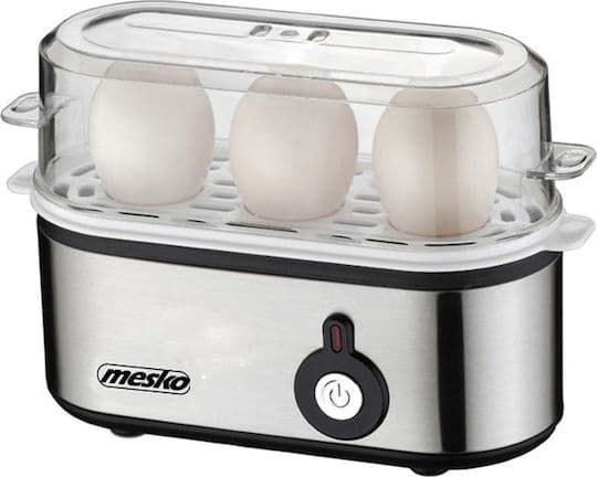 Mesko MS-4485 MS4485 Βραστήρας Αυγών 3 Θέσεων 350W Ασημί 1
