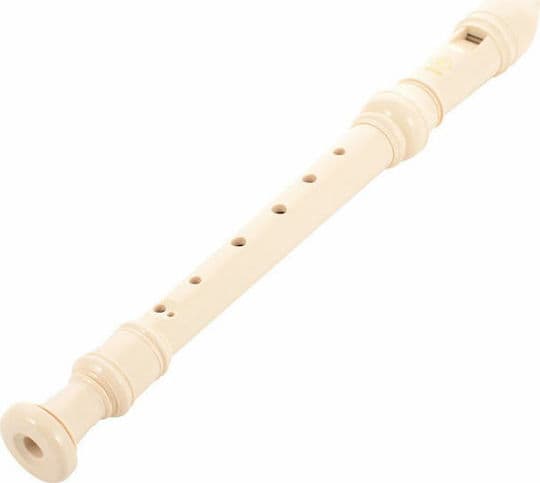Yamaha Soprano Παιδική Πλαστική Φλογέρα YRS-23 Γερμανική Λευκή 1