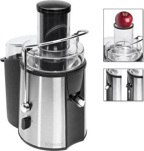 Bomann AE 1917 CB 138-0217 Αποχυμωτής 1000W Inox Ασημί