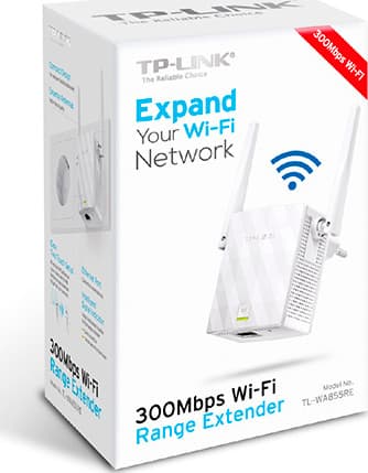 TP-LINK TL-WA855RE v1 WiFi Extender Single Band (2.4GHz) 300Mbps 6