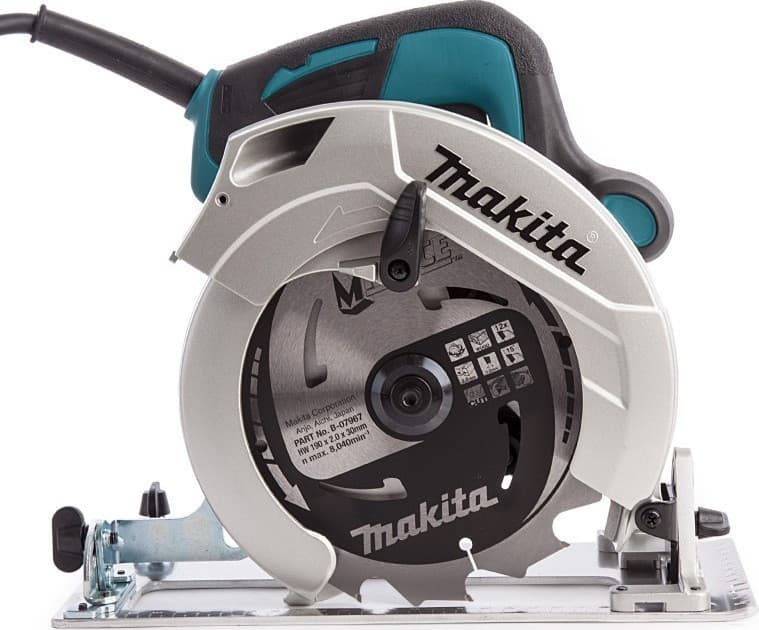 Makita HS7611 Δισκοπρίονο 1600W με Σύστημα Αναρρόφησης 2