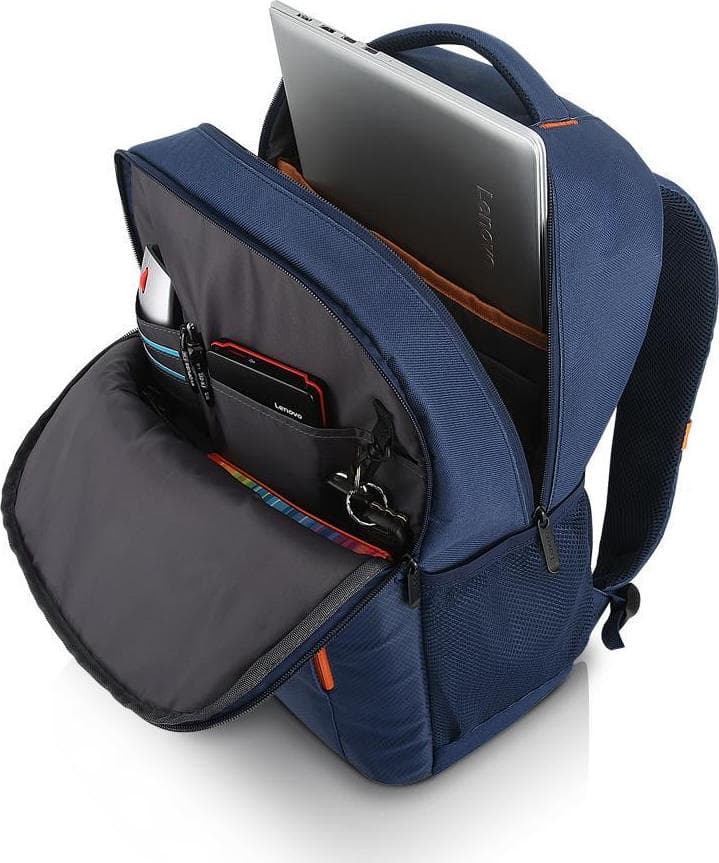 Lenovo B515 Αδιάβροχη Τσάντα Πλάτης για Laptop 15.6" Navy Blue 4