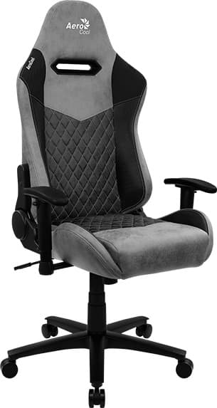 Aerocool Duke Υφασμάτινη Καρέκλα Gaming με Ρυθμιζόμενα Μπράτσα Ash Black 6