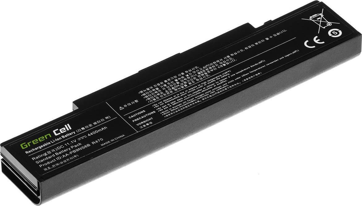 Green Cell Συμβατή Μπαταρία για Samsung R519/R522/R530/R540/R580 με 4400mAh (SA01) 2