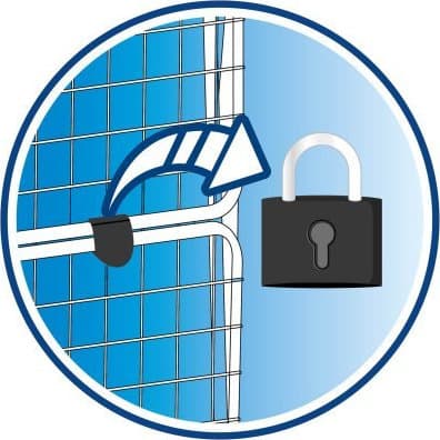 Vileda Premium 2in1 Πτυσσόμενη Απλώστρα Δαπέδου από Αλουμίνιο με Ρόδες με Μήκος Απλώματος 20m 157332 3