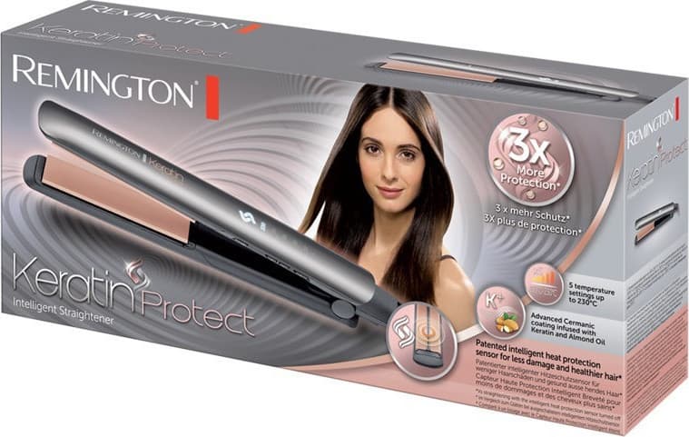 Remington Keratin Protect Intelligent S8598 Πρέσα Μαλλιών με Κεραμικές Πλάκες 5