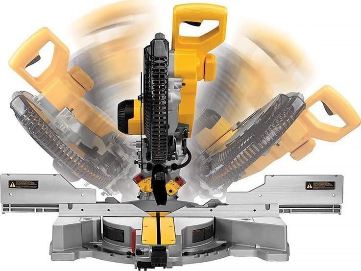 DEWALT DWS780 Φαλτσοπρίονο Ρεύματος 1675W Συρόμενο Διαμέτρου 305mm 7