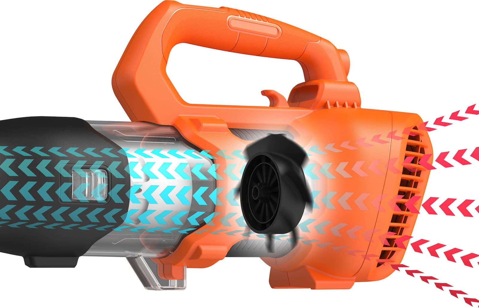Black & Decker Φυσητήρας Χειρός 18V με 1 Μπαταρία 2Ah & Μέγιστη Ταχύτητα Αέρα 140km/h 4