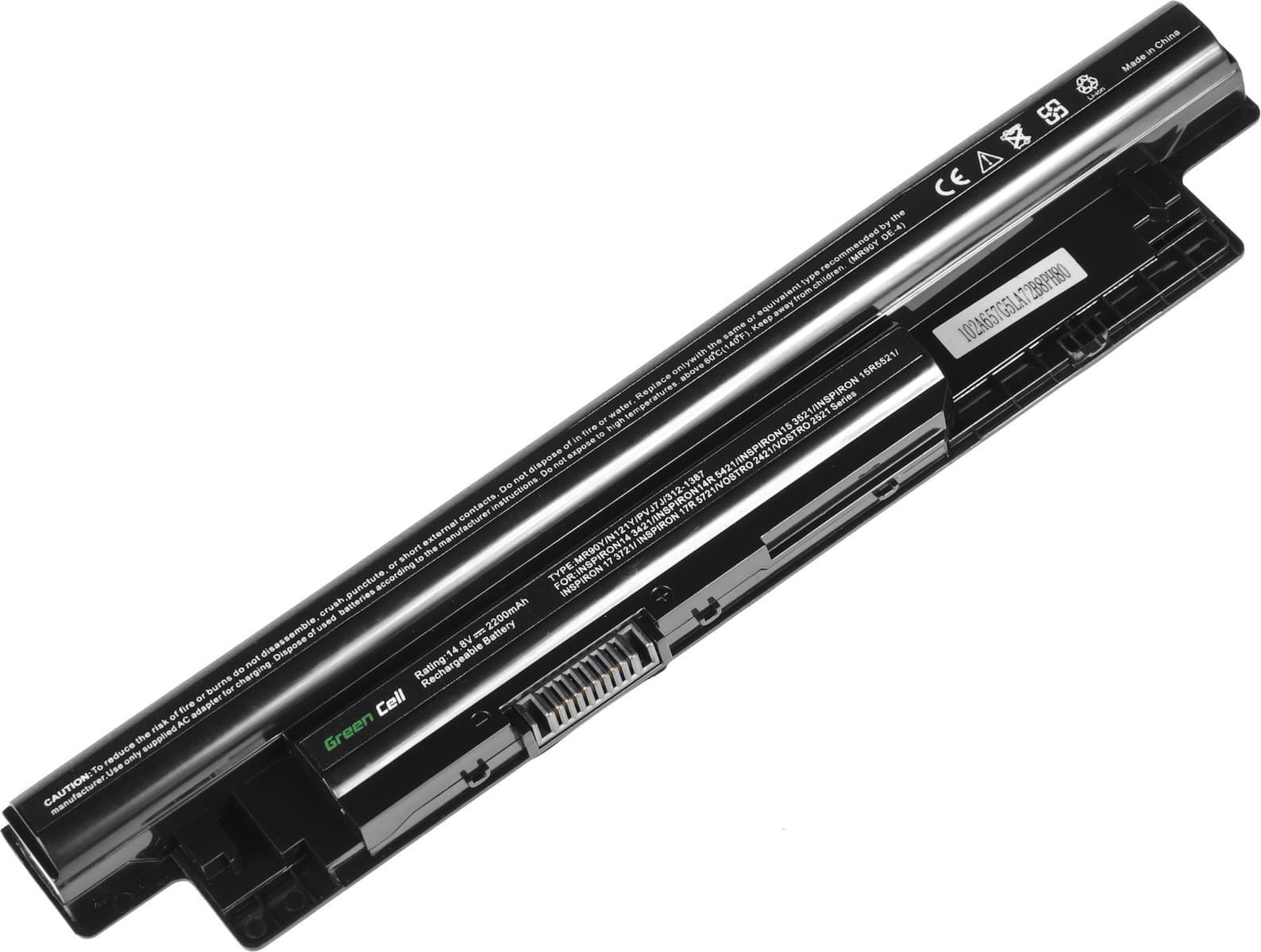 Green Cell Συμβατή Μπαταρία για Dell Inspiron 14 3000/15 3000/5521/5537 με 2200mAh (DE109) 2