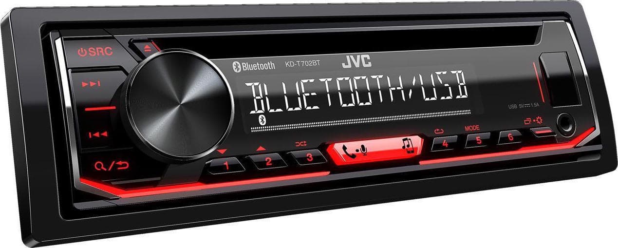 JVC KD-T702BT Ραδιόφωνο Αυτοκινήτου 1 DIN (Bluetooth/USB) KDT702BT 2