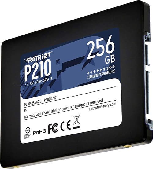 Patriot P210 SSD 256GB τύπου 2.5'' με σύνδεση SATA III P210S256G25 2
