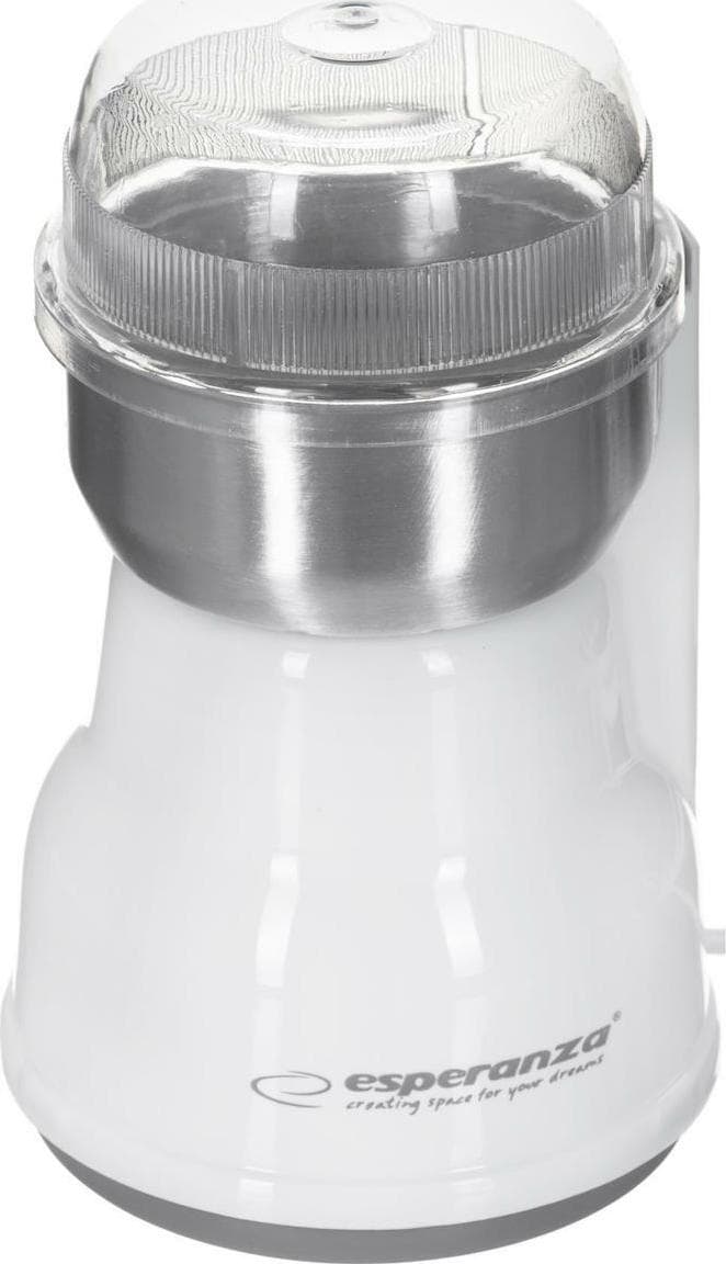Esperanza EKC002W Ηλεκτρικός Μύλος Καφέ 160W με Χωρητικότητα 50gr Λευκός 2