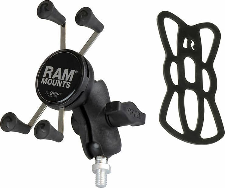 RAM Mount Βάση Κινητού Μοτοσυκλέτας με Ρυθμιζόμενο Βραχίονα 4.5" για το Τιμόνι έως 4.5" RAM-B-367-UN10U