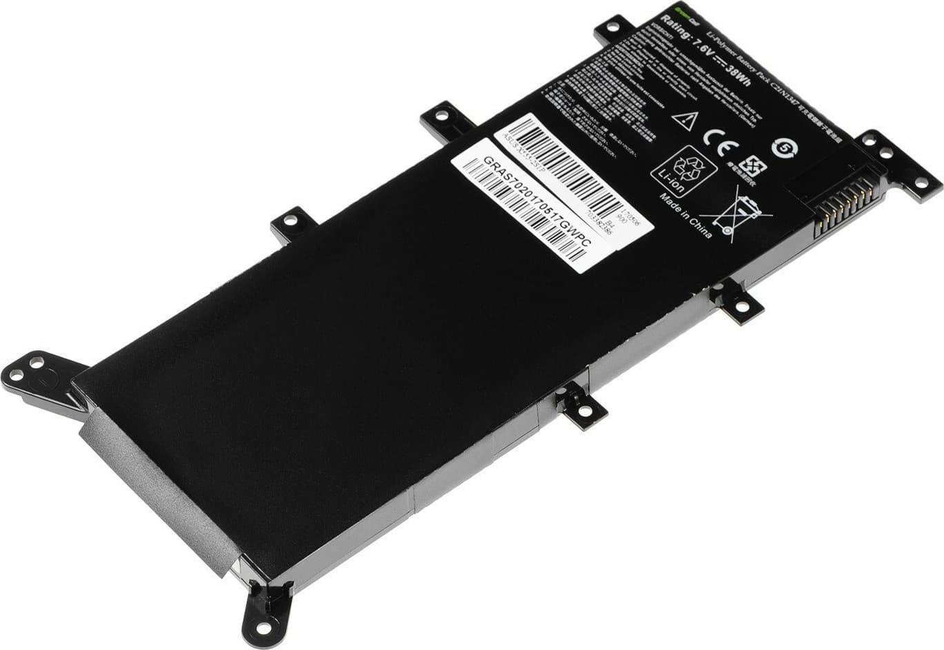 Green Cell Συμβατή Μπαταρία για Asus A555/A555L/F555/F555L με 4400mAh