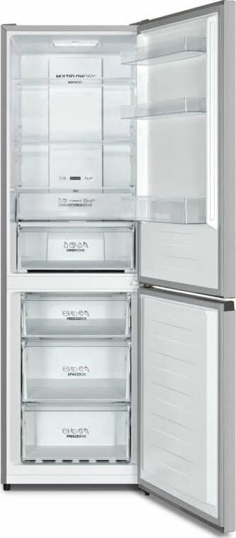 Gorenje Ψυγειοκαταψύκτης 304lt Total NoFrost Υ186xΠ59.5xΒ59εκ. Inox NRK6192AS4