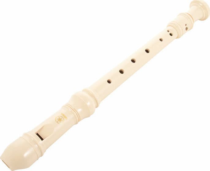 Yamaha Soprano Παιδική Πλαστική Φλογέρα YRS-23 Γερμανική Λευκή