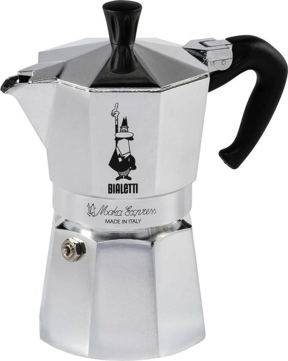 Bialetti Moka Express Μπρίκι Espresso 4cups Ασημί 0001164 2