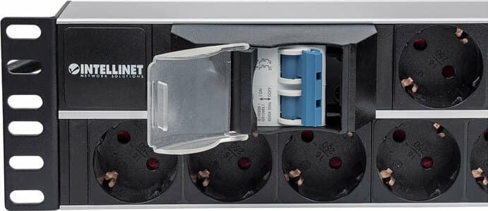 Intellinet Πολύπριζο Rack 19" 2U με 15 Sockets Μαύρο 4