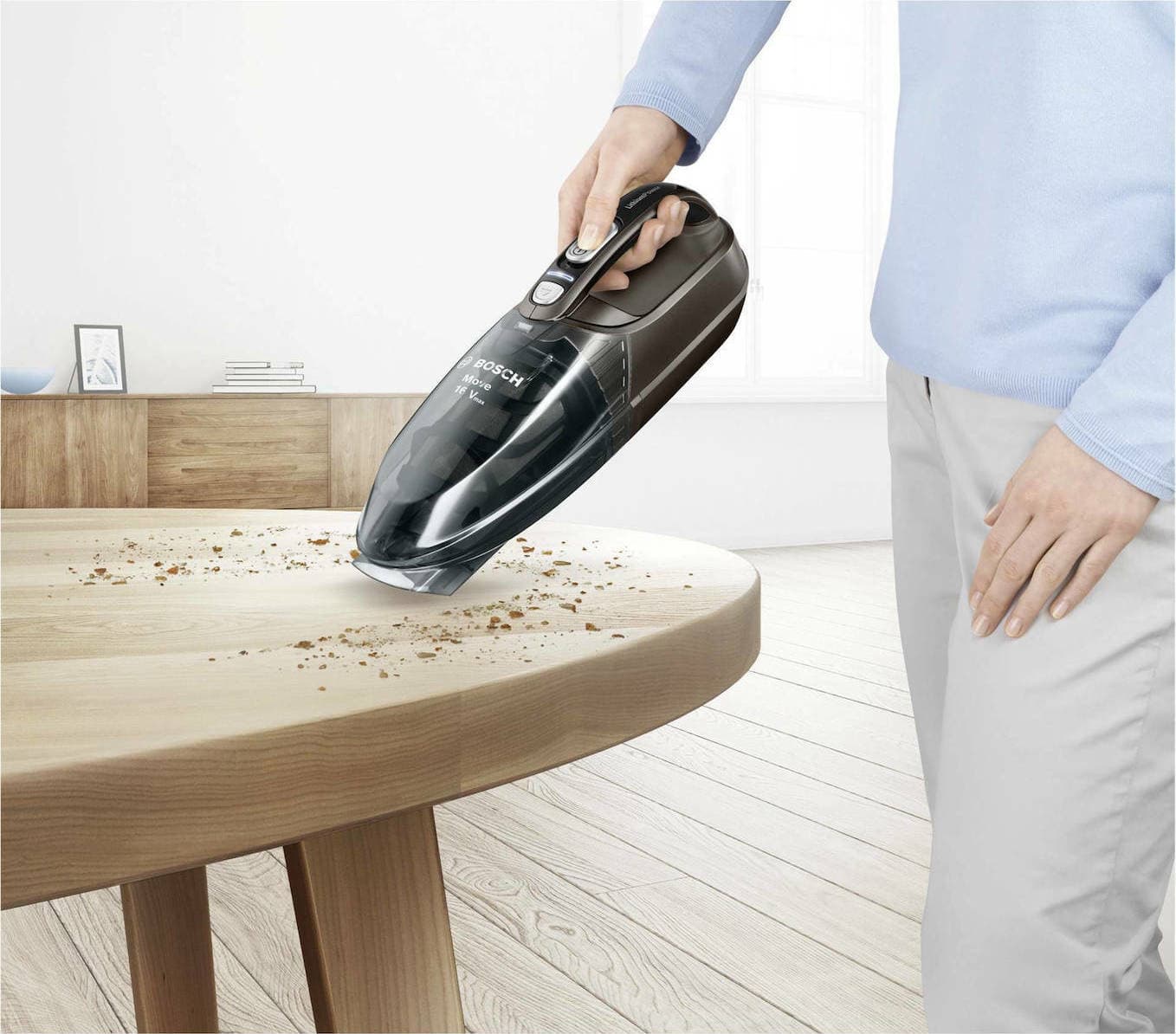 Bosch BHN16L Επαναφορτιζόμενο Σκουπάκι Χειρός 14.4V Μαύρο 2