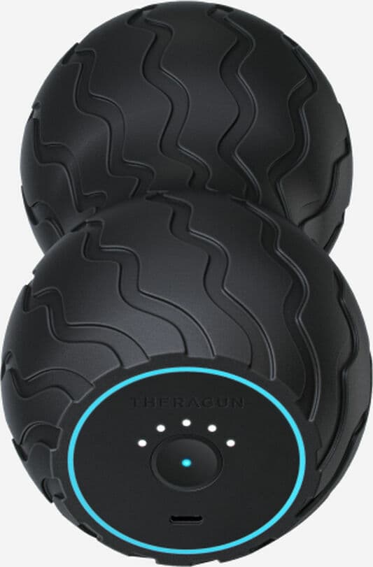 Therabody Wave Duo Μπάλα Μασάζ Διπλή Μαύρη 17.9cm 2