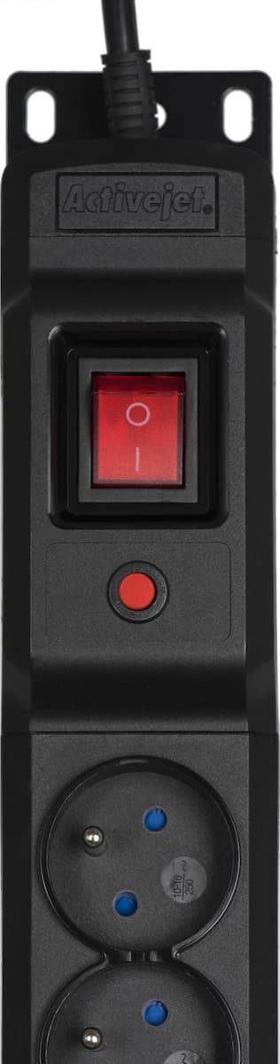 Active Jet COMBO/12gn/5m/cz Πολύπριζο Aσφαλείας 12 Θέσεων με USB-A, Διακόπτη και Καλώδιο 5m Γαλλίας (Type E) COMBO/12gn/5m/cz 3