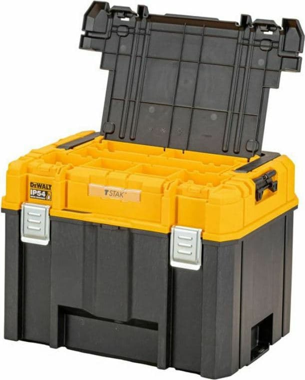 DEWALT TSTAK Εργαλειοθήκη Χειρός Πλαστική με Ταμπακιέρα Π44xB33.3xΥ32.3cm DWST83343-1 3