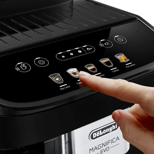 De'Longhi Magnifica Evo Αυτόματη Μηχανή Espresso 1450W Πίεσης 15bar για Cappuccino με Μύλο Άλεσης Μαύρη ECAM290.61.B 6