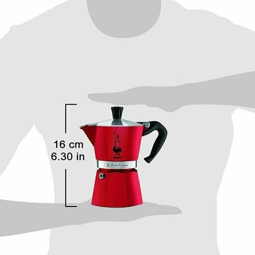 Bialetti Moka Express Μπρίκι Espresso 3cups Κόκκινο 0004942/NP 3