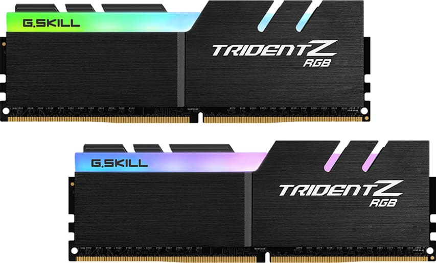 G.Skill Trident Z RGB DDR4 32GB RAM με 2x16GB Modules και Ταχύτητα 3600 για Desktop F4-3600C18D-32GTZR 3