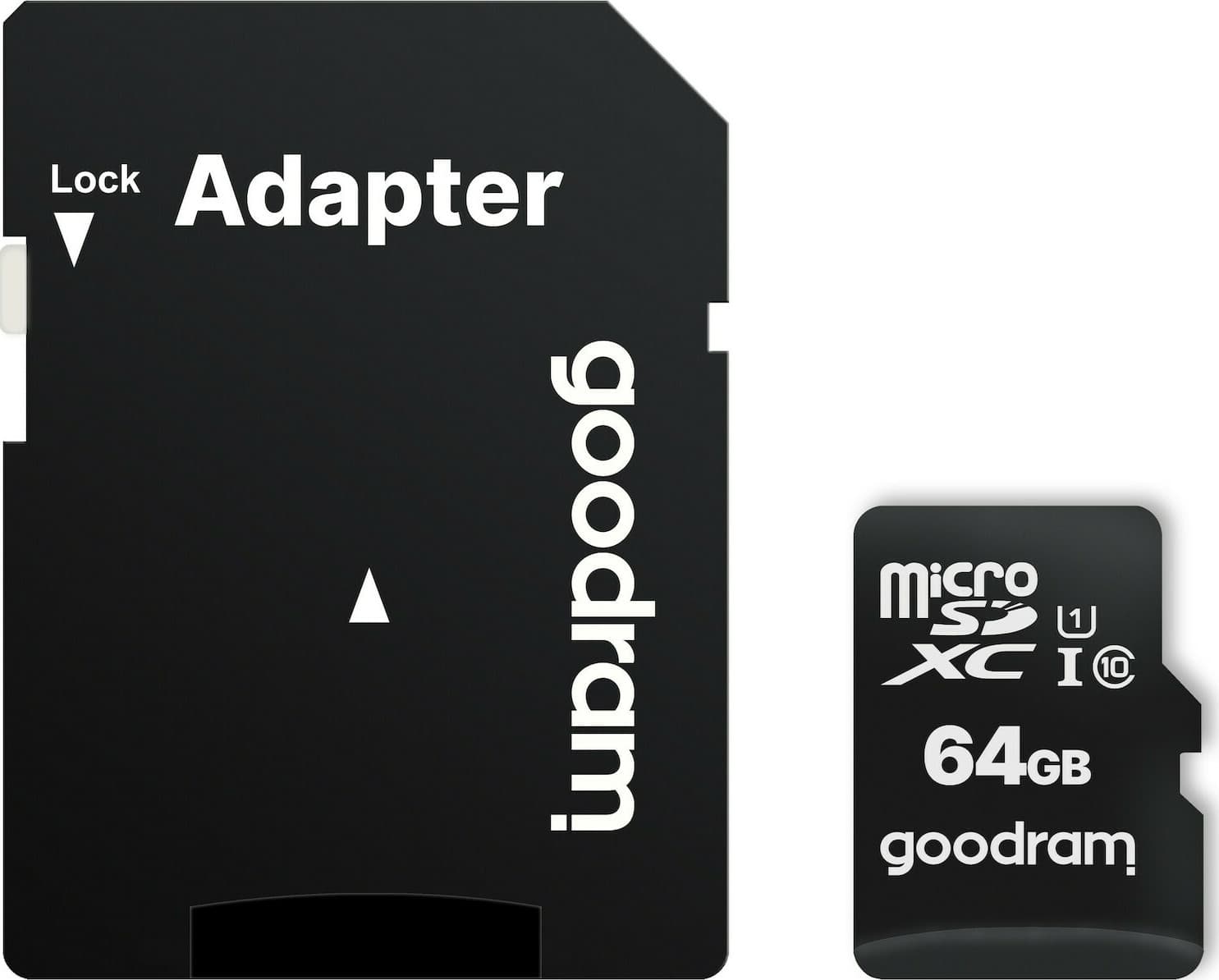 GoodRAM M1AA microSDXC 64GB U1 UHS-I 100MB/s με αντάπτορα 6