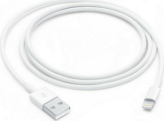 Apple USB-A to Lightning Cable Λευκό 0.5m (ME291ZM/A) 3