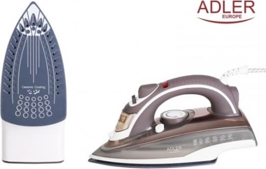 Adler AD 5030 Σίδερο Ατμού 2200W με Κεραμική Πλάκα και Συνεχόμενη Παροχή Ατμού 20gr/min 4