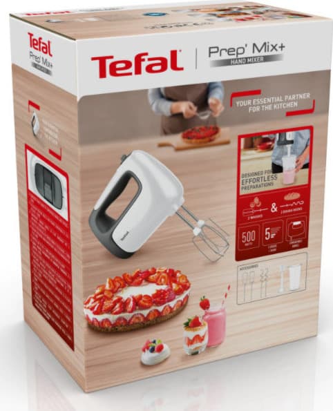 Tefal Prep'Mix HT461138 Μίξερ 500W με Κάδο 0.8lt 10