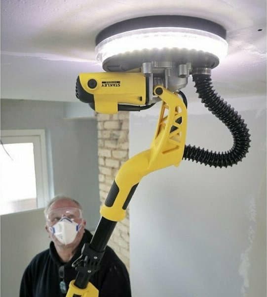 Stanley Τηλεσκοπικό Τριβείο Γυψοσανίδας 750W με Δυνατότητα Αναρρόφησης Σκόνης SFMEE500S 9