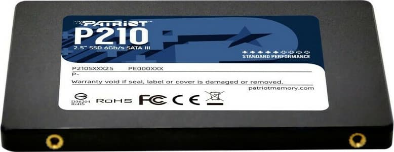 Patriot P210 SSD 256GB τύπου 2.5'' με σύνδεση SATA III P210S256G25 5