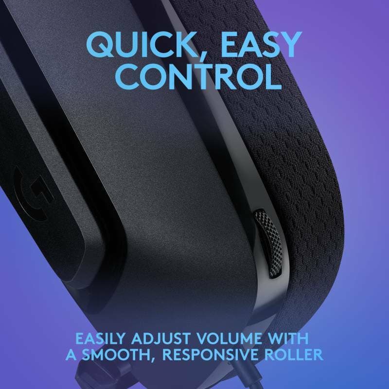 Logitech G335 Over Ear Gaming Headset με σύνδεση 3.5mm 5
