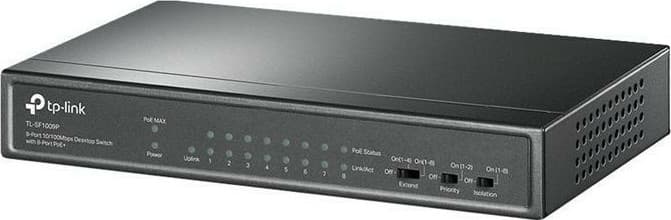 TP-LINK TL-SF1009P v1 Unmanaged L2 PoE+ Switch με 9 Θύρες Ethernet 5