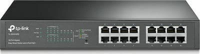 TP-LINK TL-SG108PE v2 Unmanaged L2 PoE Switch με 8 Θύρες Ethernet 8