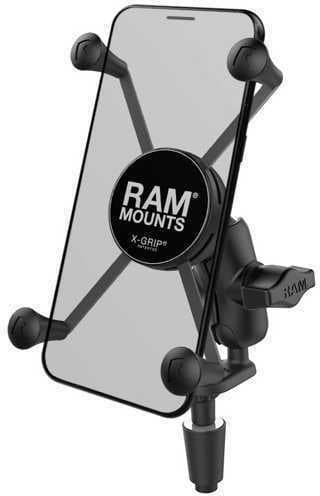 RAM Mount Βάση Κινητού Μοτοσυκλέτας με Ρυθμιζόμενο Βραχίονα για την Τιμονόπλακα RAM-B-176-A-UN10U 7