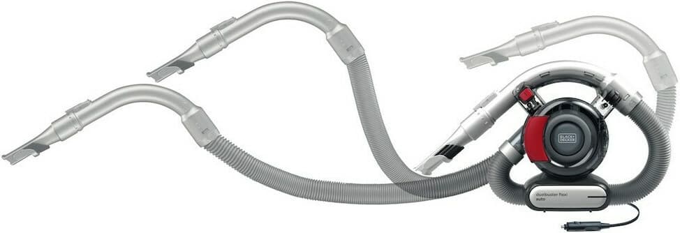 Black & Decker Dustbuster Flexi Auto Σκουπάκι Αυτοκινήτου με Καλώδιο Αναπτήρα 12V 12.5W Γκρι PD1200AV 4