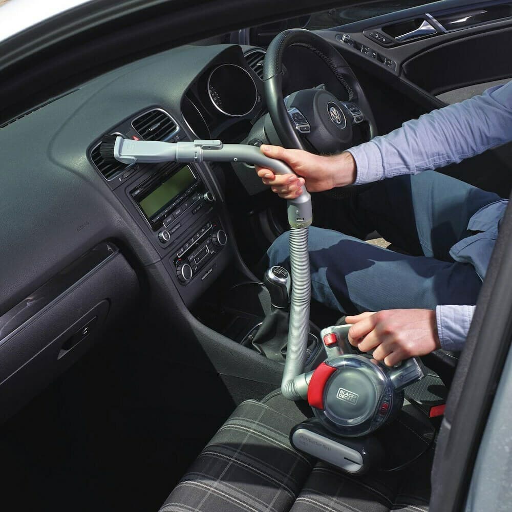 Black & Decker Dustbuster Flexi Auto Σκουπάκι Αυτοκινήτου με Καλώδιο Αναπτήρα 12V 12.5W Γκρι PD1200AV 8