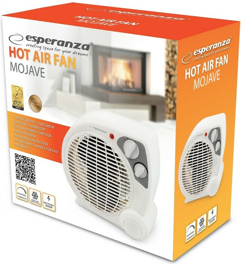 Esperanza Mojave Αερόθερμο Δωματίου Δαπέδου 2000W EHH002 3