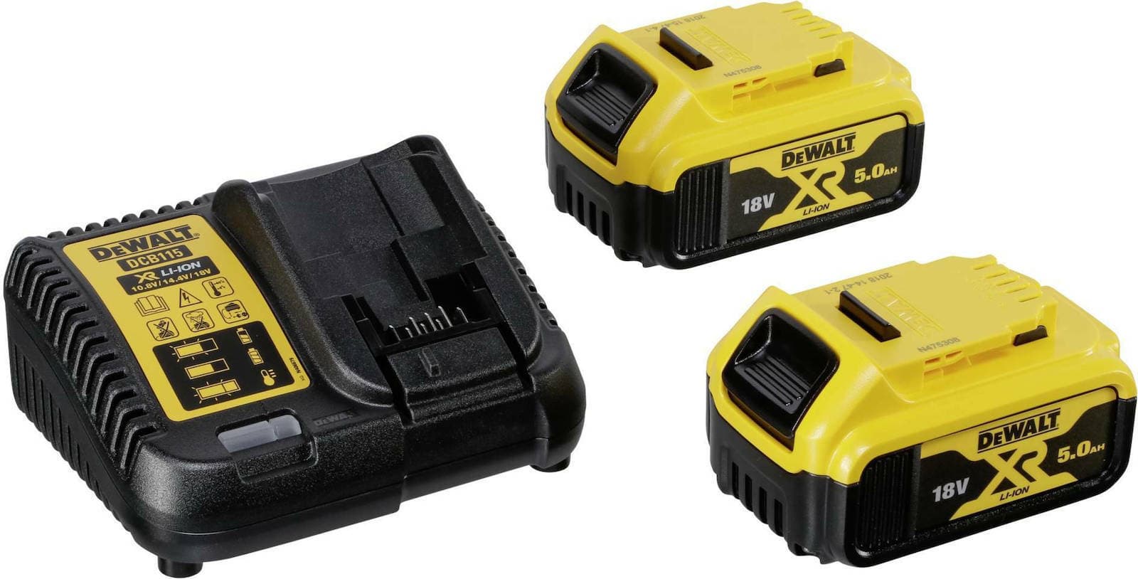 DEWALT DCD996P2 Κρουστικό Δραπανοκατσάβιδο Μπαταρίας Brushless 18V 2x5Ah 7