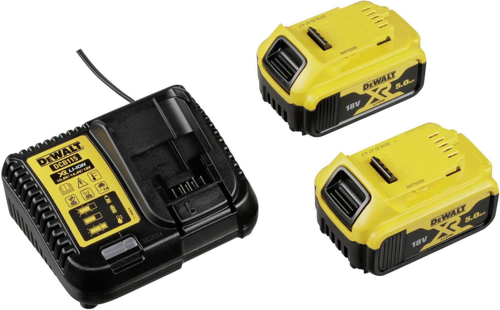 DEWALT DCD991P2 Δραπανοκατσάβιδο Μπαταρίας Brushless 18V 2x5Ah 6