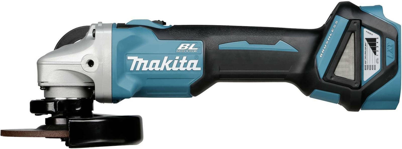 Makita DGA511Z Τροχός 125mm Μπαταρίας Brushless με Ρύθμιση Στροφών 18V Solo 3